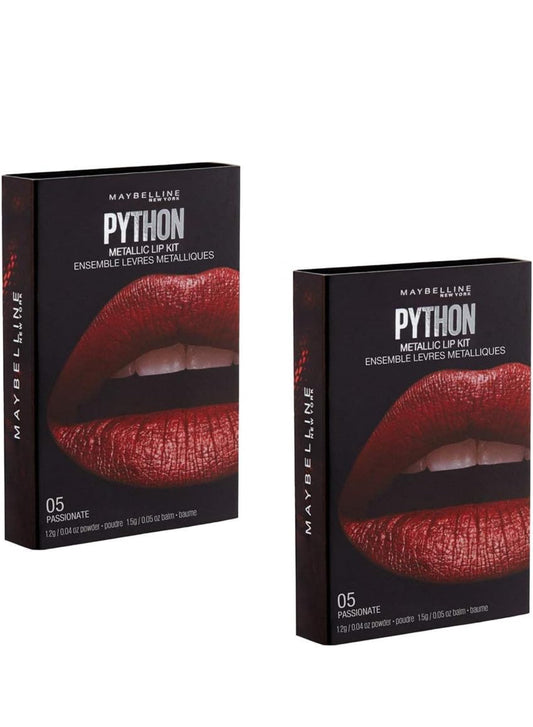 KIT DE MAQUILLAJE DE LABIOS METALICOS PYTHON (MAYBELLINE NEW YORK )