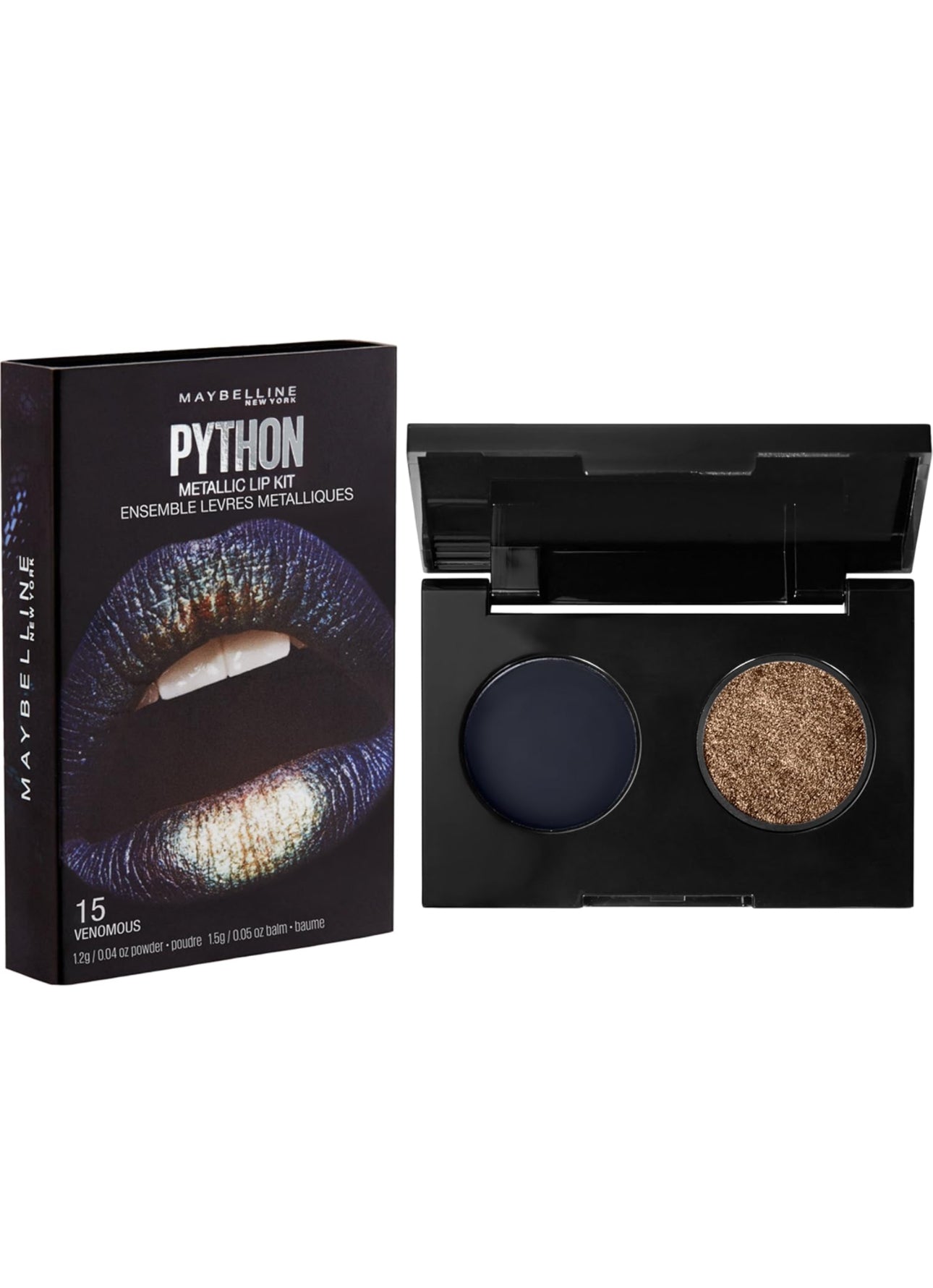 KIT DE MAQUILLAJE DE LABIOS METALICOS PYTHON (MAYBELLINE NEW YORK )