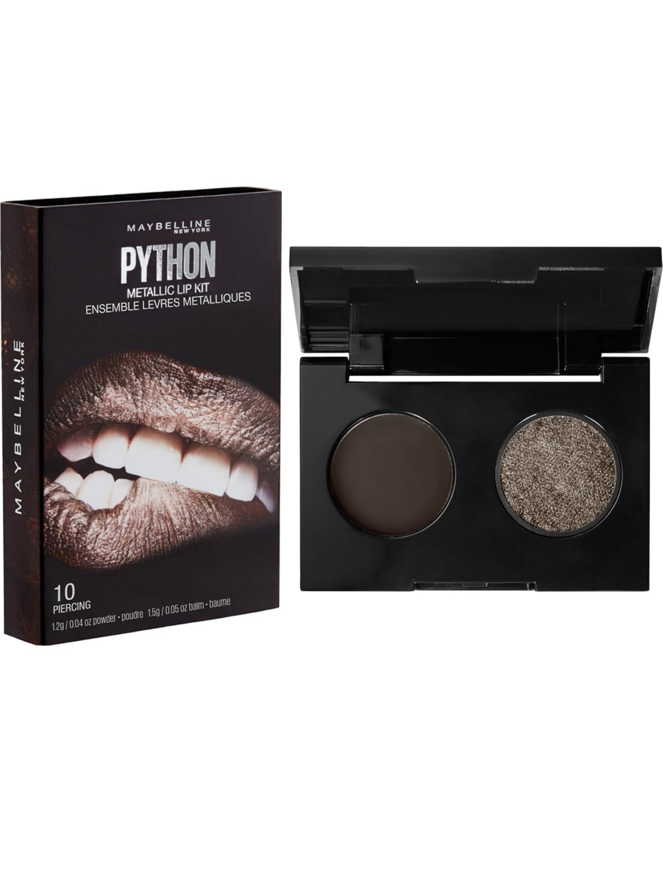 KIT DE MAQUILLAJE DE LABIOS METALICOS PYTHON (MAYBELLINE NEW YORK )