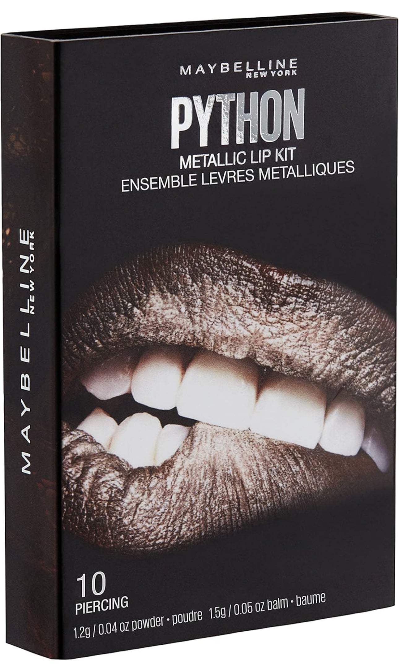 KIT DE MAQUILLAJE DE LABIOS METALICOS PYTHON (MAYBELLINE NEW YORK )