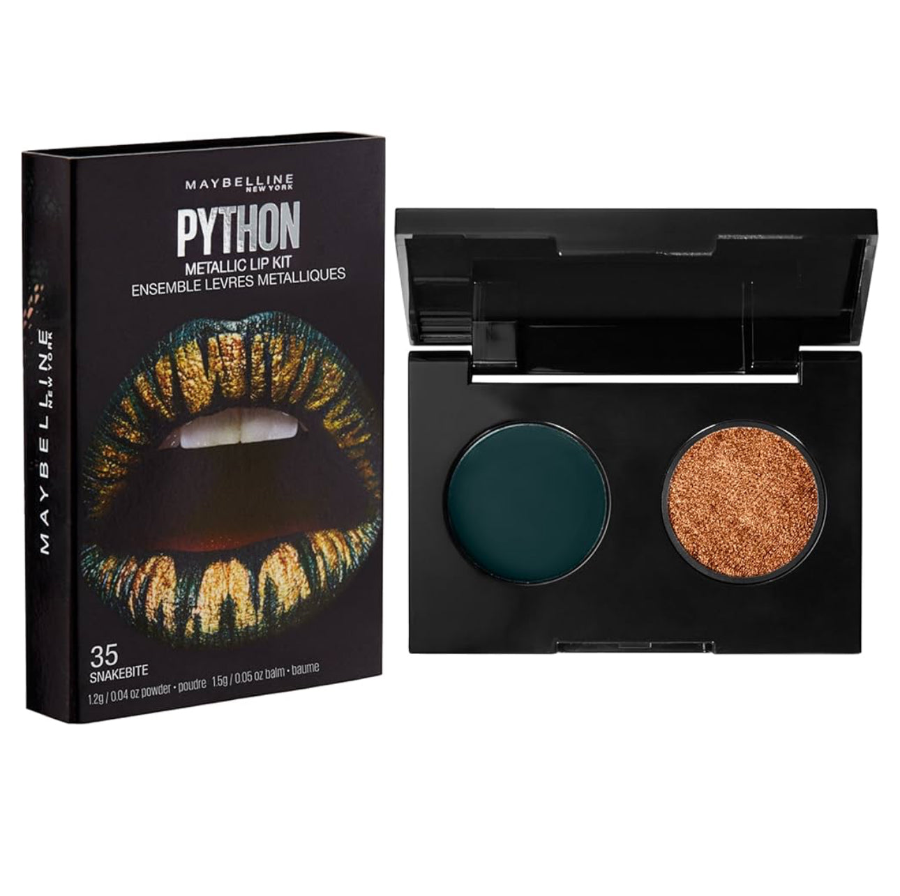 KIT DE MAQUILLAJE DE LABIOS METALICOS PYTHON (MAYBELLINE NEW YORK )