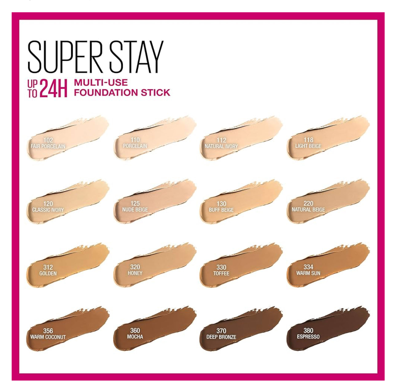 BASE PARA LA PIEL (TODO TIPOS DE PIEL )MAYBELLINE NEW YORK SUPER STAY .