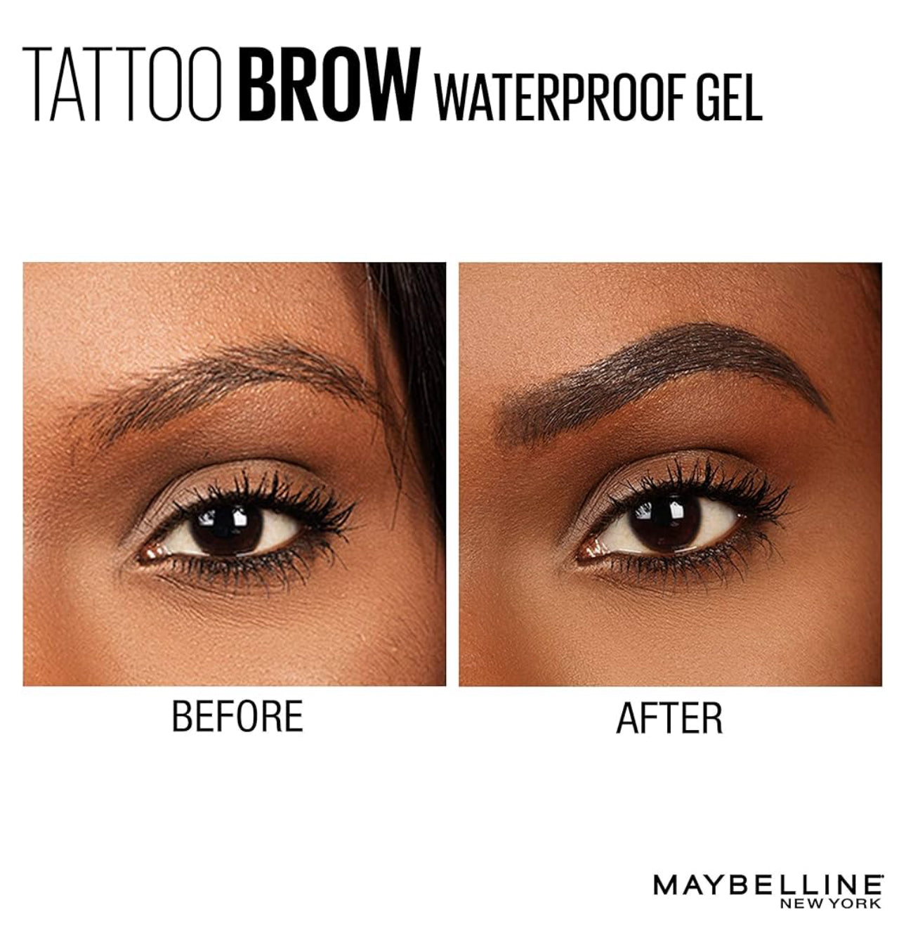 MAQUILLAJE PARA DISENO DE CEJAS EN GEL A PRUEBA DE AGUA TATTO STUDIO (MAYBELLINE NEW YORK )