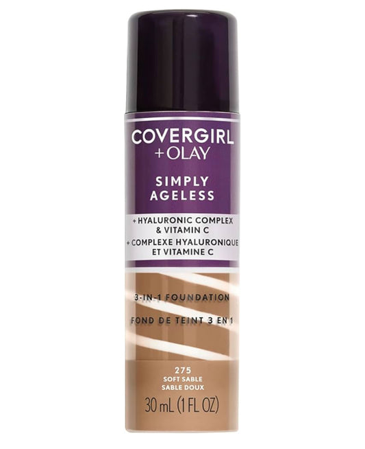 BASE DE MAQUILLAJE LIQUIDA  3 IN 1 (COVERGIRL & OLAY SIMPLY AGELESS