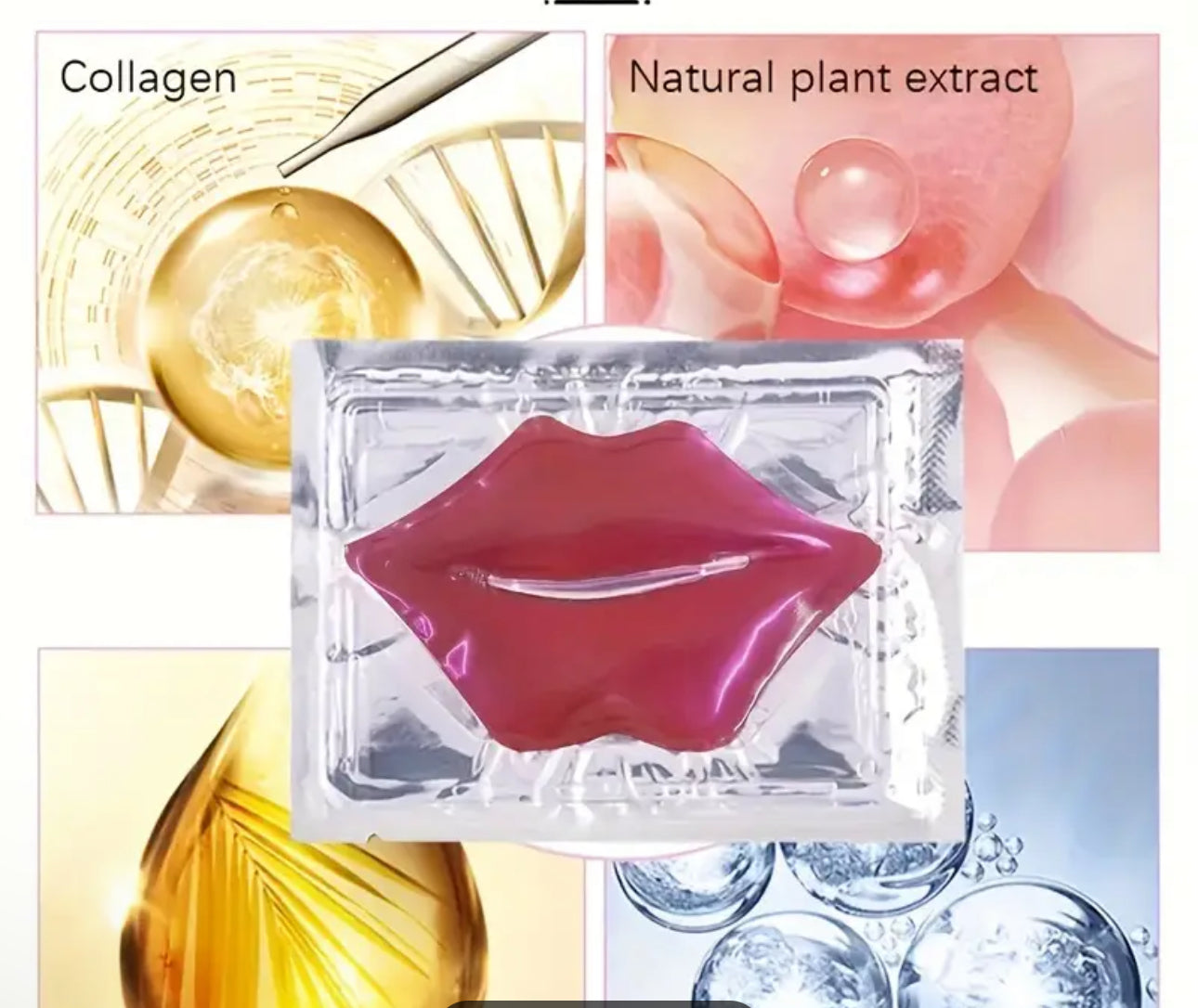 MASCARILLA HIDRATANTES DE LABIOS DE CRISTAL ROSA HIDRATANTES Y RETAVILISANTES