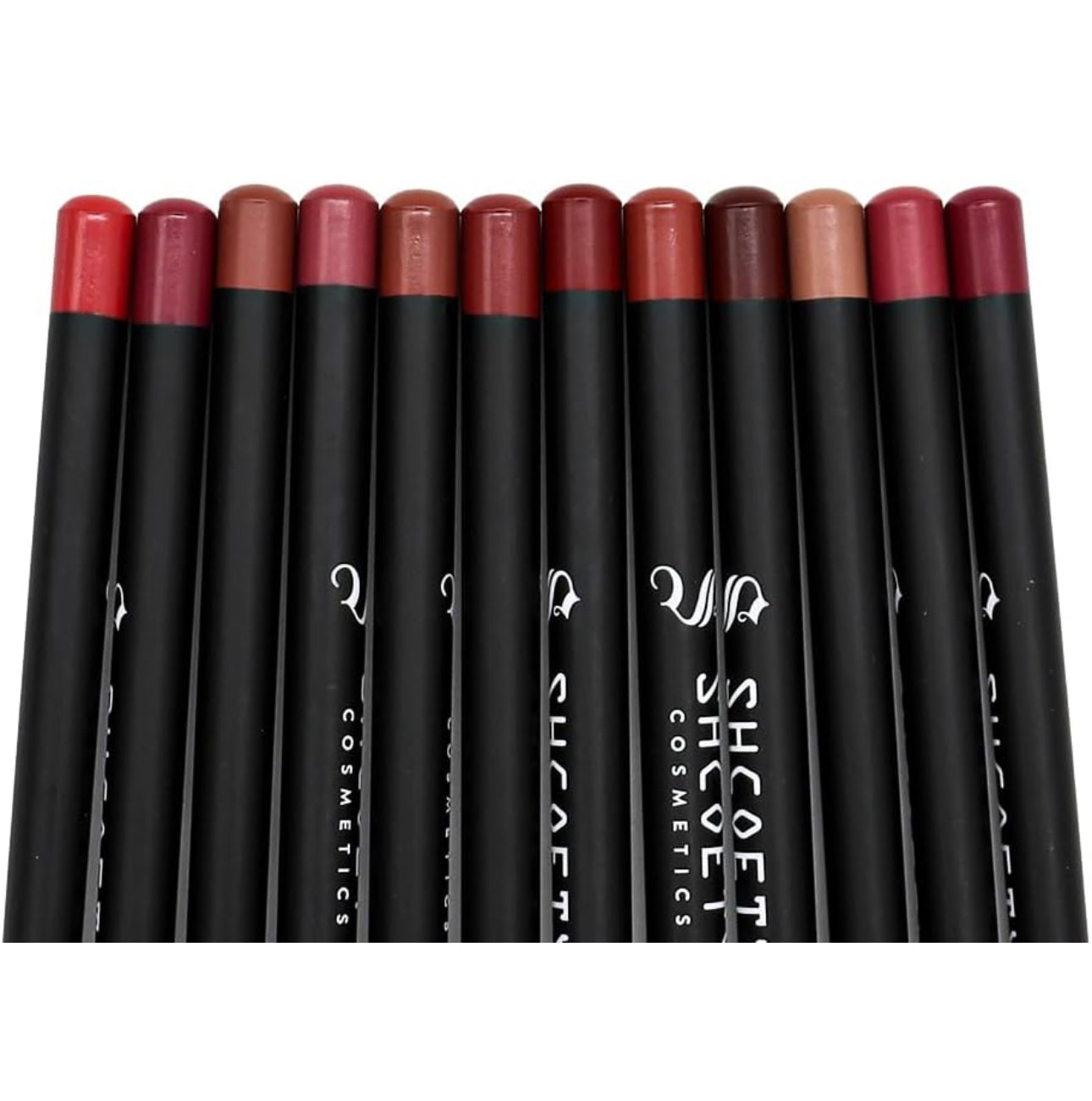 COMBO DE DELINEADOR DE LABIOS MATTE DE 12 COLORES NUDE DE LARGA DURACION (SHCOETY)